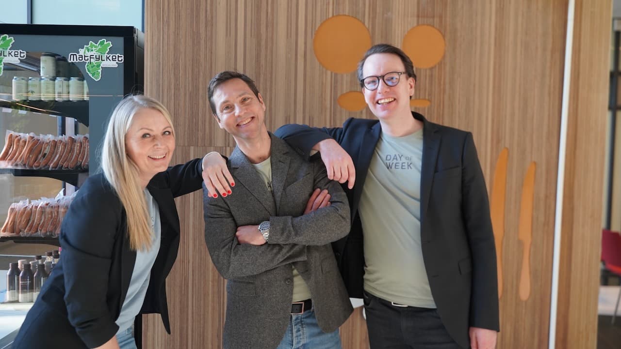 Siv Kristiansen (CEO & Founder), Oystein Chr. Loken (CSO & Founder) and Oyvind B. Sandaker (CAIO & Co-Founder). Photo credit: Kristiane Holta Pedersen, Valide.