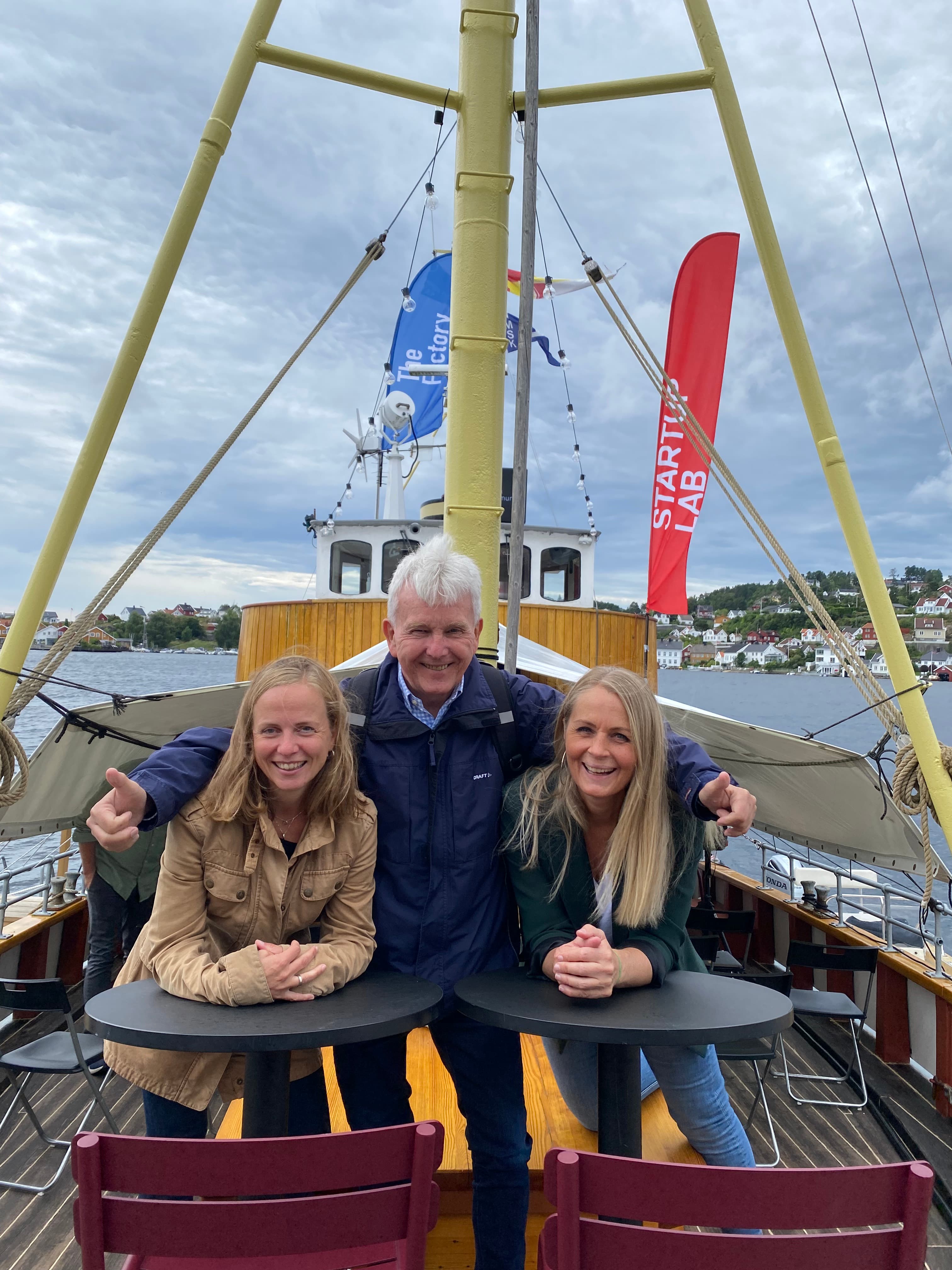 Solvor B. Stølevik (Kristiansand Municipality), Arild Tveide (Kristiansand Municipality) and Siv Kristiansen (Day of Week).